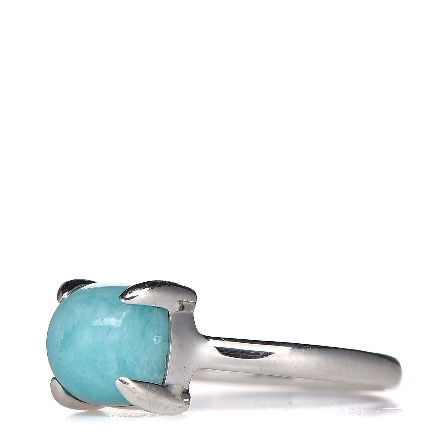 Sterling Silver Amazonite Paloma's Sugar Stacks Ring 49 5
