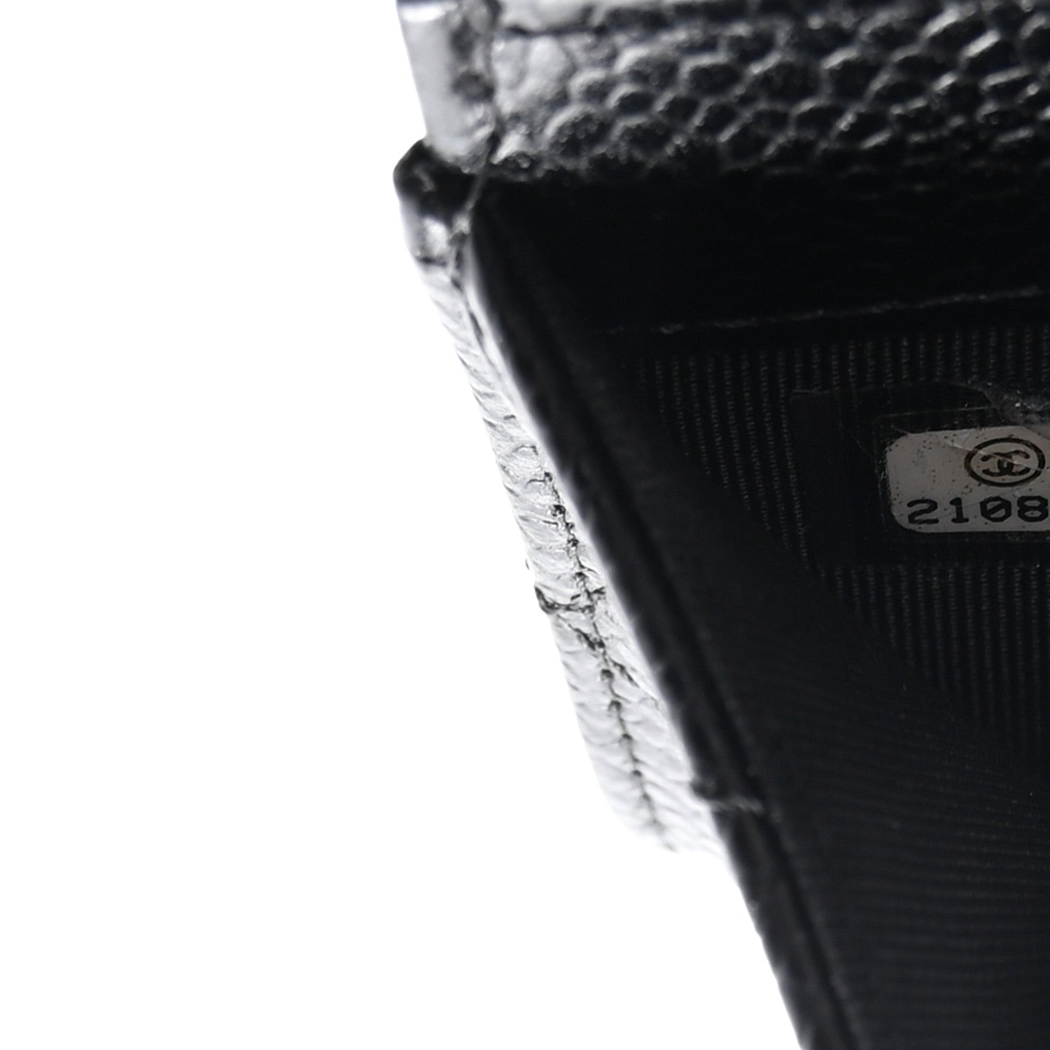 Chanel Caviar Quilted Flap Card Holder Black 8 of 9