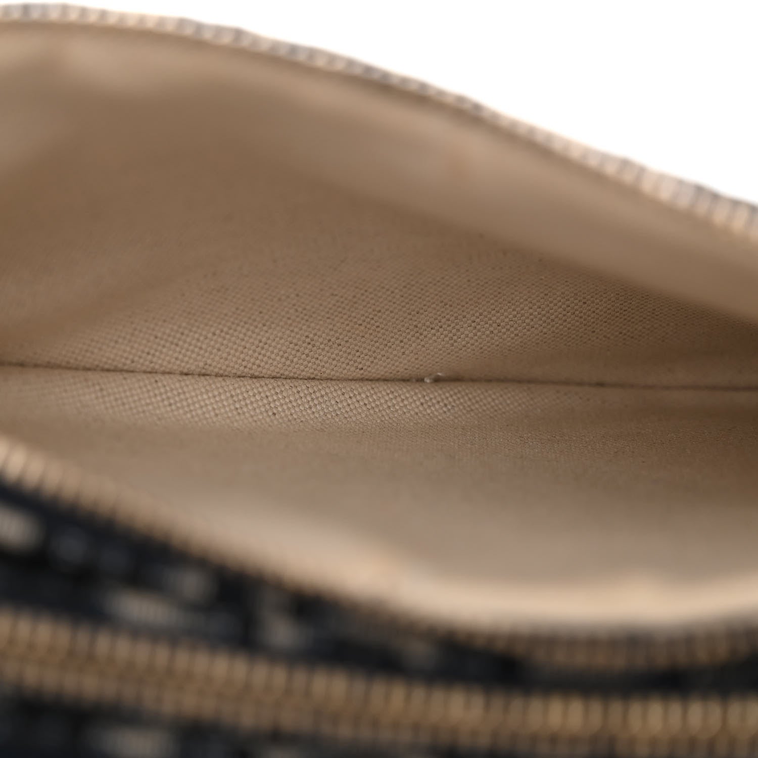 Christian Dior Oblique Saddle Pouch With Strap Navy Blue 6 of 14