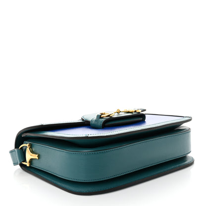Gucci Azalea Calfskin Horsebit 1955 Shoulder Bag Imperial Blue Pavone Imperial Blue Pavone 4 of 11