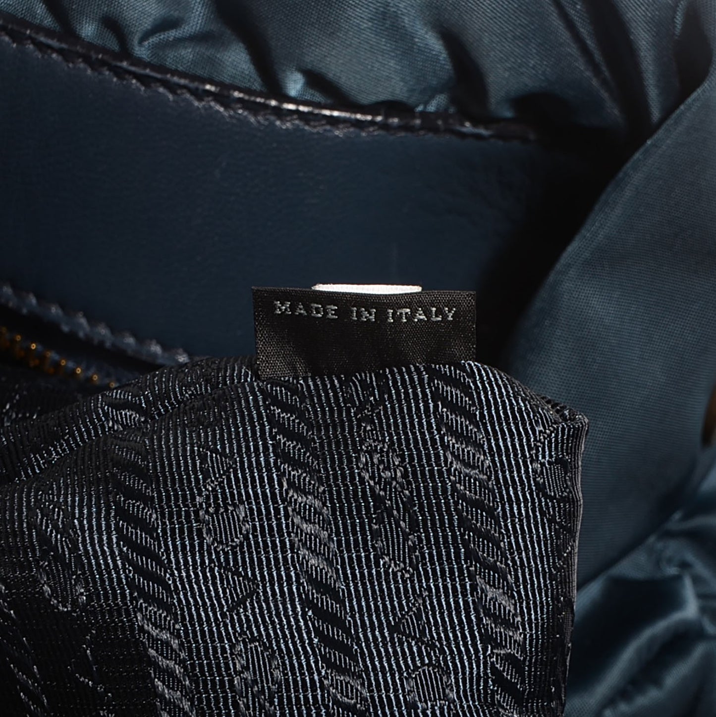 Tessuto Nylon Jacquard Tote Denim