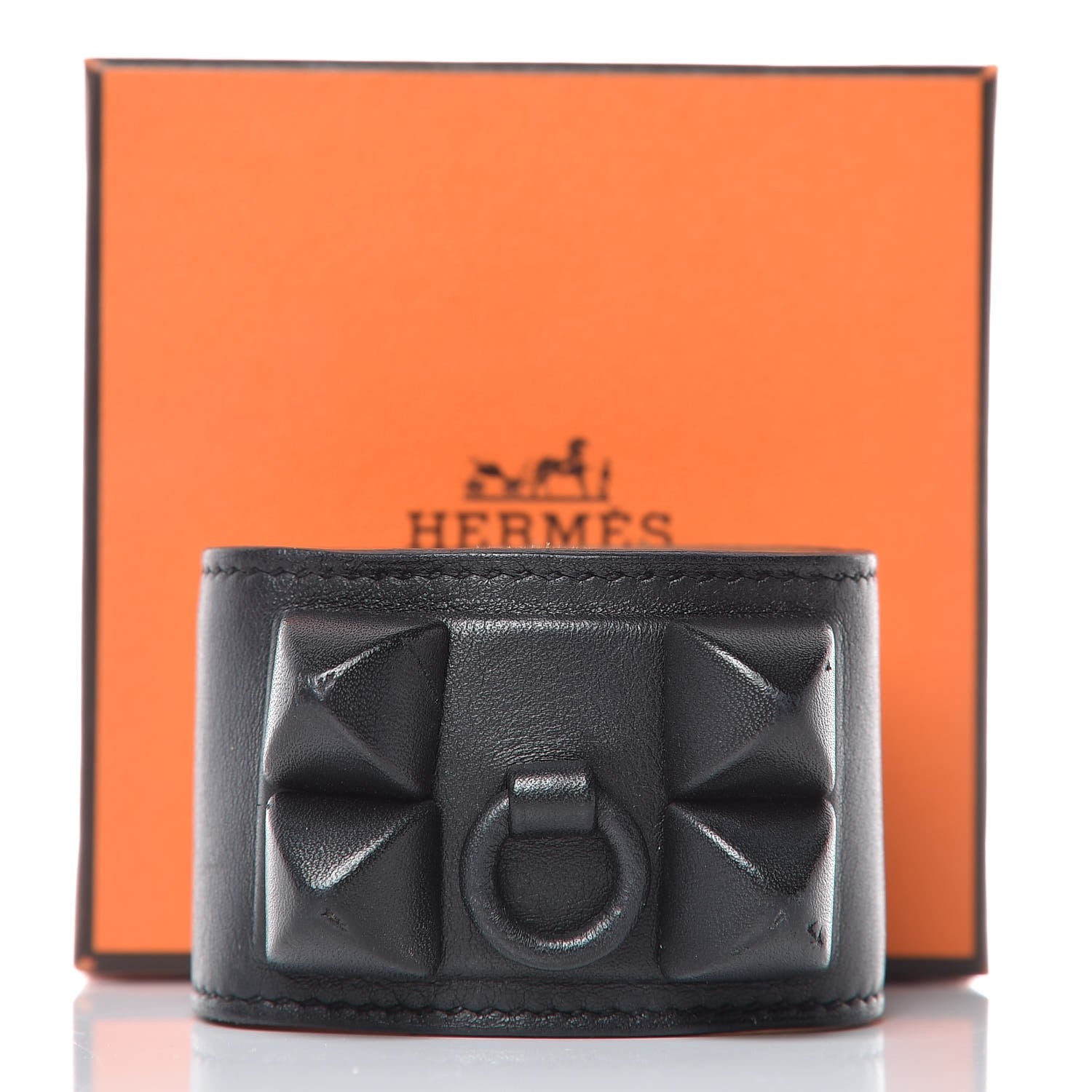 Hermes Box Collier de Chien CDC Shadow Bracelet XS Black 7 of 7