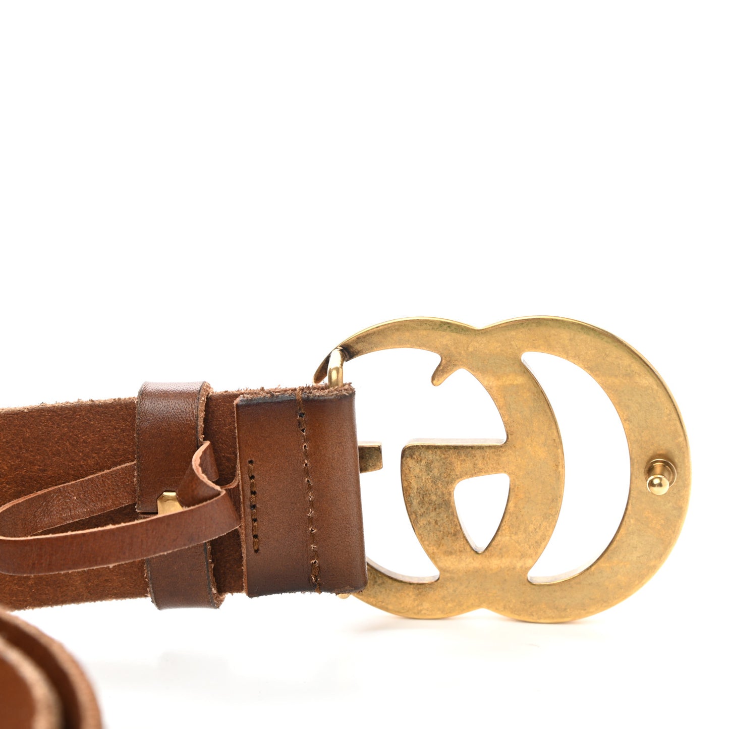 Faded Calfskin Double G 40mm Belt 85 34 Cuir