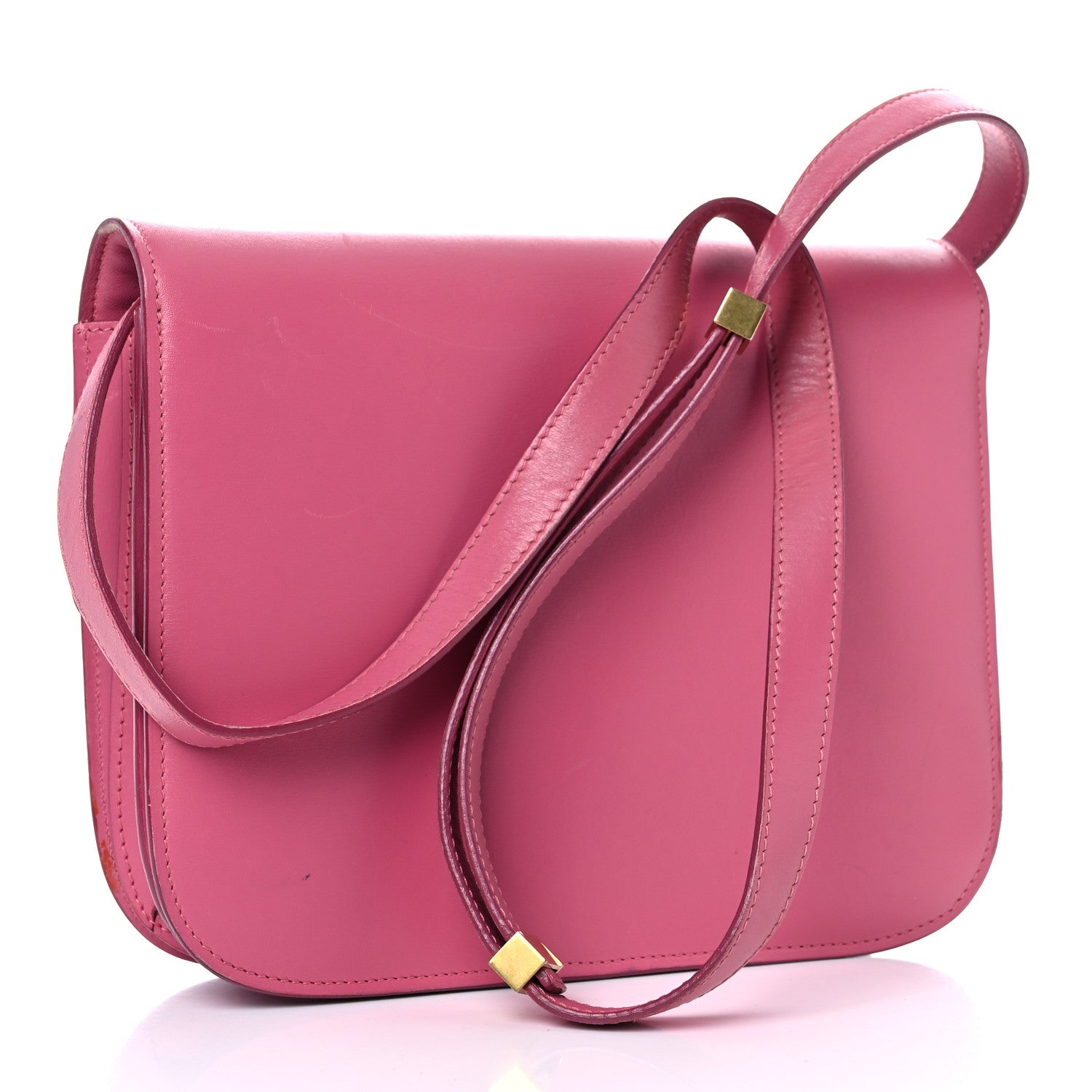 Celine Smooth Calfskin Medium Classic Box Flap Bag Pink 3 of 42