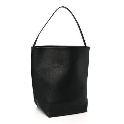 The Row Grained Calfskin Large N/S Park Tote Black 3 of 10