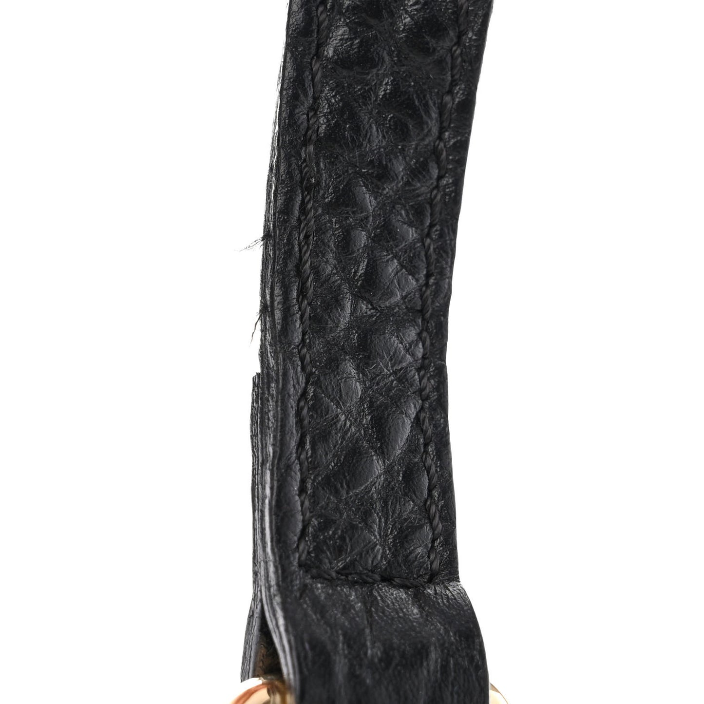 Signature Grain Calfskin Check Embossed Small Canterbury Tote Black
