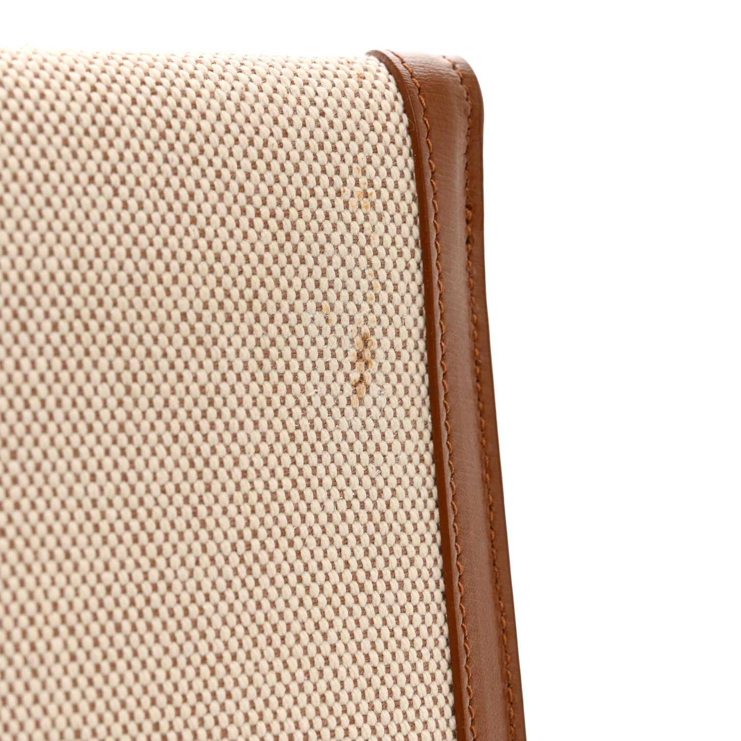 Saint Laurent Canvas Uptown Pouch Natural Beige Brick 7 of 8