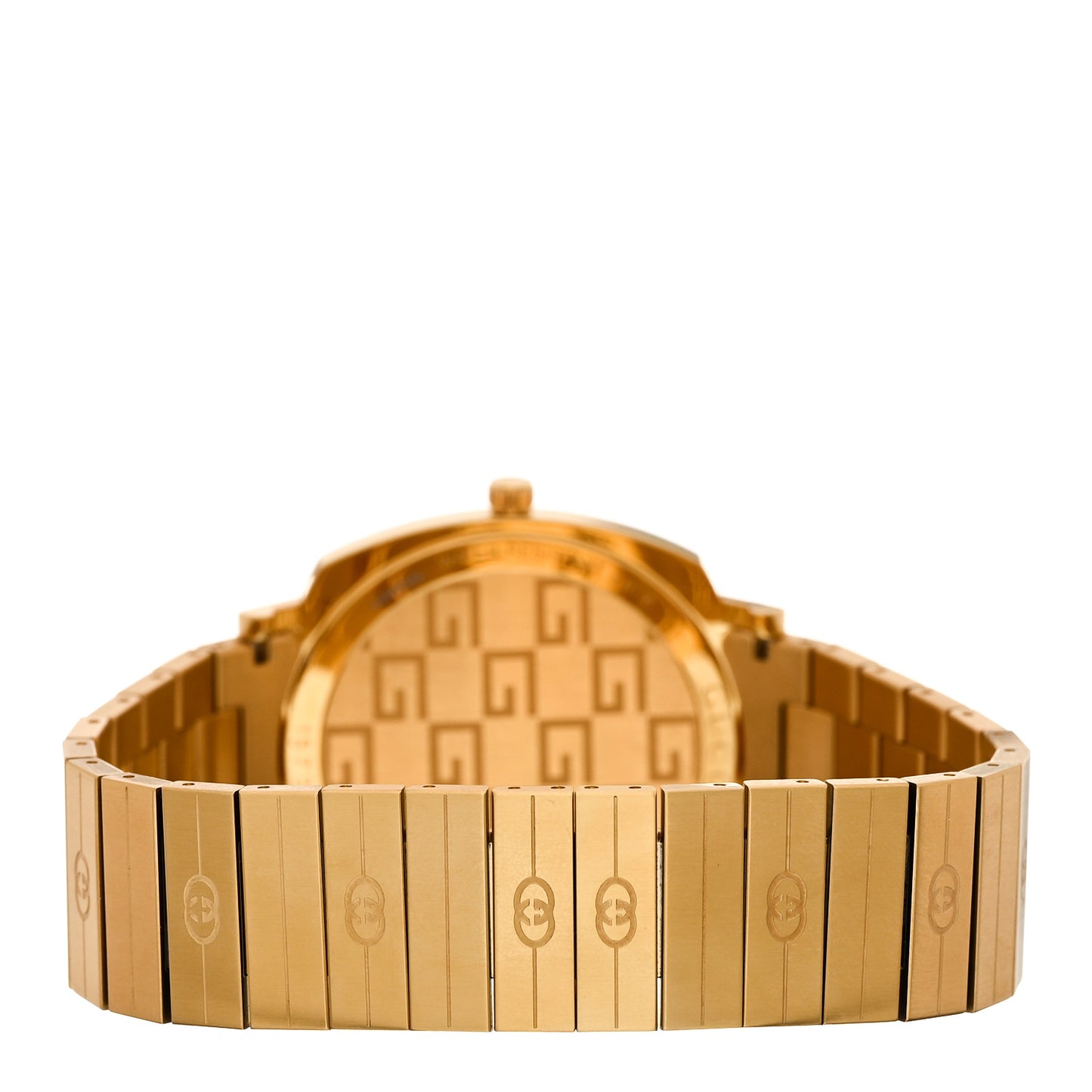 Stainless Steel 38mm Grip Quartz Watch Gold