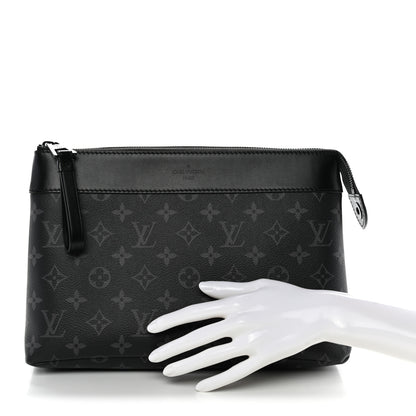 Louis Vuitton Monogram Eclipse Pochette Voyage Souple 2 of 9