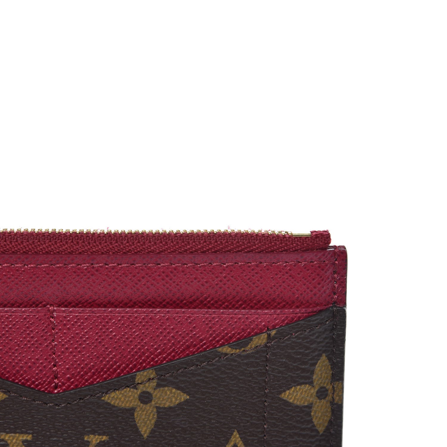 Louis Vuitton Monogram Zipped Card Holder Fuchsia 7 of 7