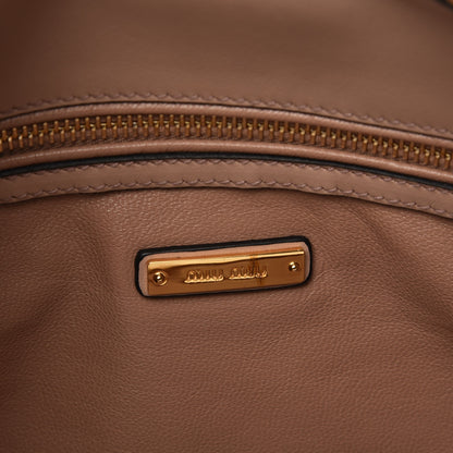 Miu Miu Soft Calf Cloud Hobo Cammeo 7 of 10