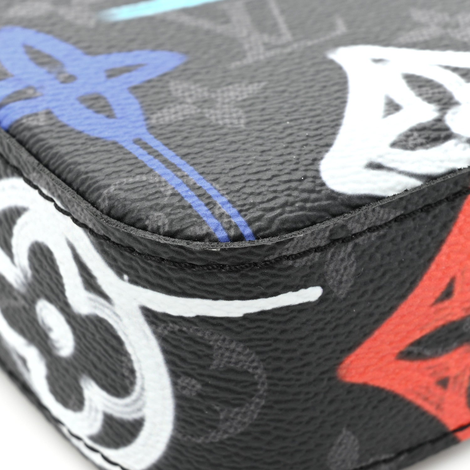 Louis Vuitton Monogram Eclipse LV Graffiti Trio Messenger Multicolor 12 of 13