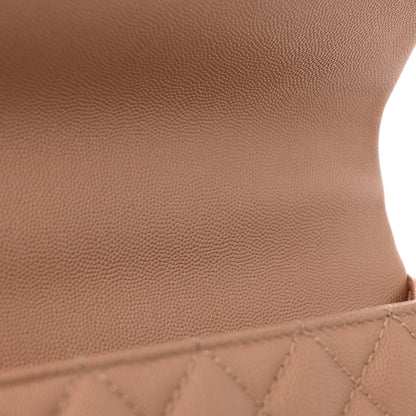 Chanel Caviar Quilted Small Coco Handle Flap Light Pink 13 of 14