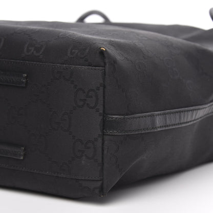Gucci Canvas Monogram Gifford Shopping Tote Black 12 of 12