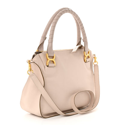 Chloe Calfskin Medium Marcie Satchel Abstract White 3 of 15
