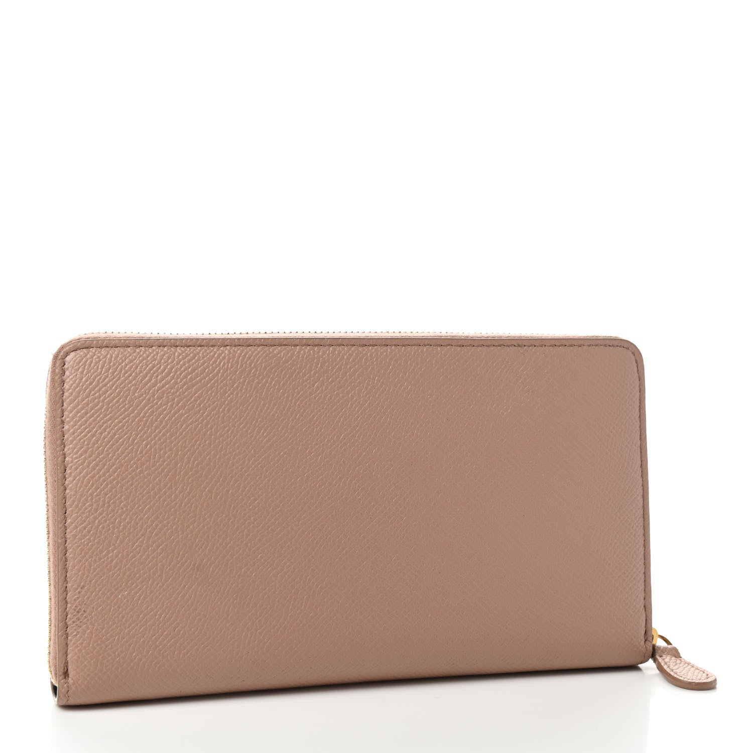 Balenciaga Calfskin Continental Zip Around Wallet Beige 3 of 8