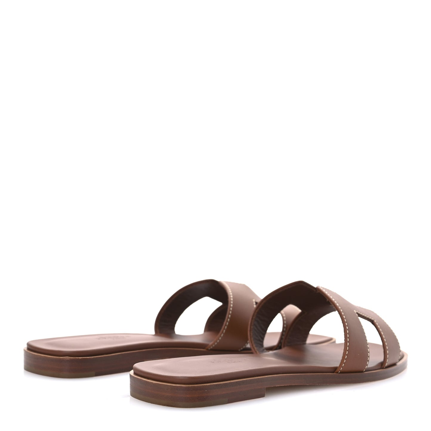 Box Calfskin Oran Sandals 36.5 Gold