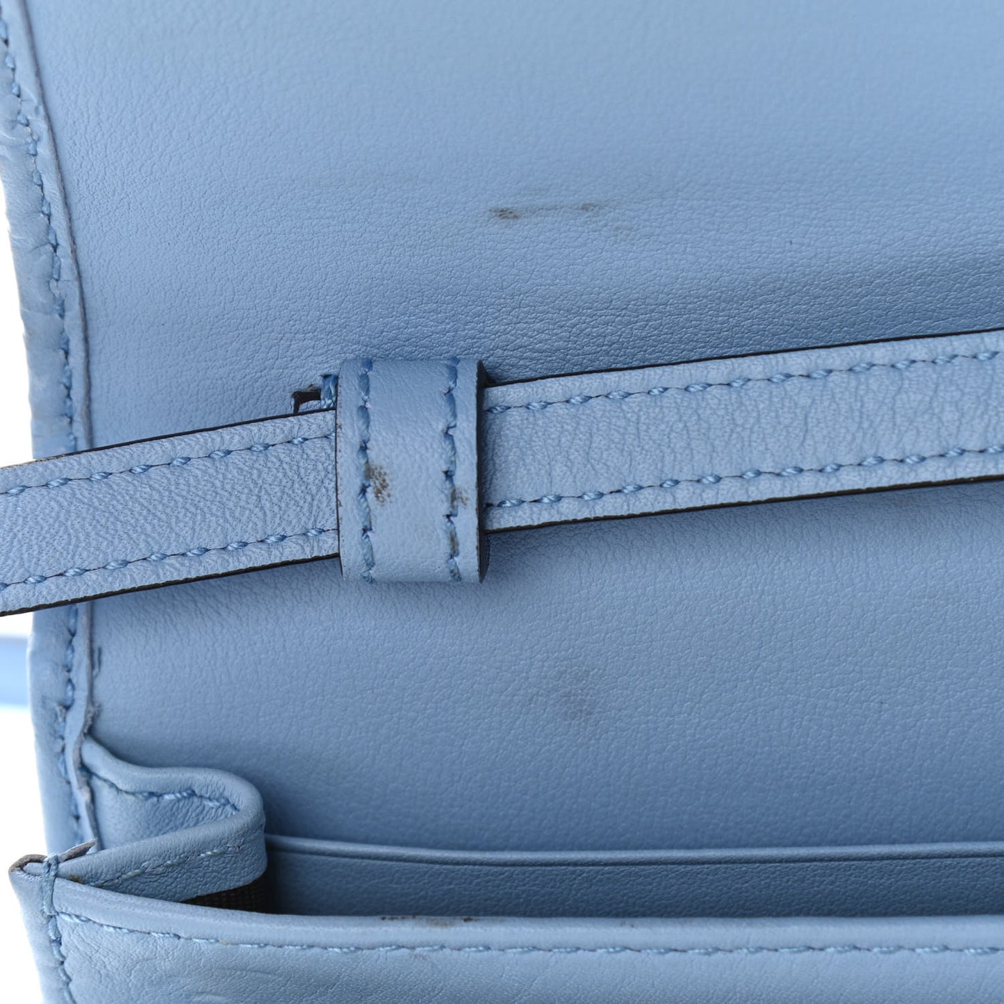 Microguccissima Crossbody Wallet Mineral Blue