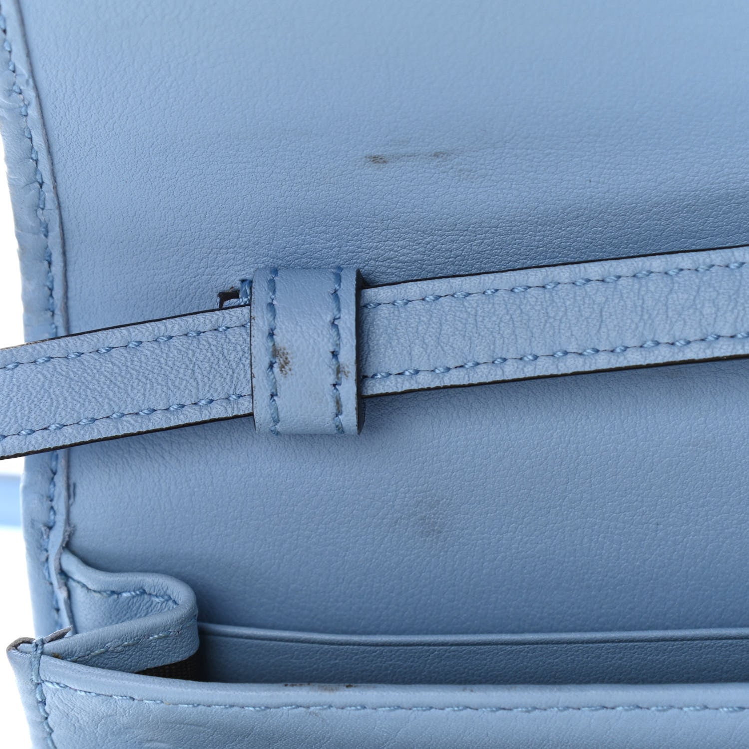 Gucci Microguccissima Crossbody Wallet Mineral Blue 12 of 14
