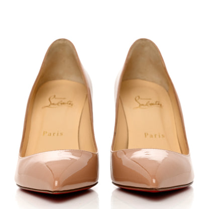 Christian Louboutin Patent Pigalle Follies 85 Pumps 36.5 Nude 2 of 8