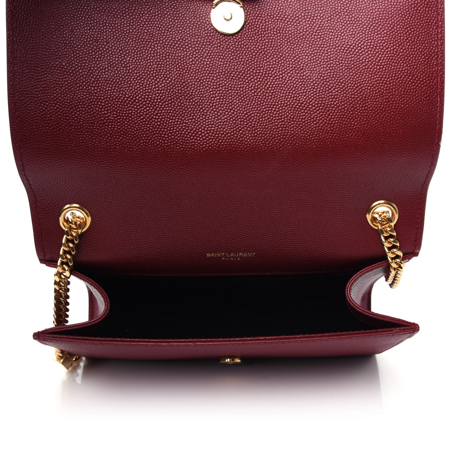 Grain De Poudre Small Monogram Kate Satchel Rouge Eros
