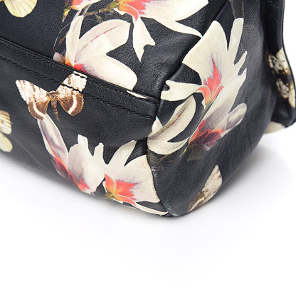 Givenchy Lambskin Magnolia and Moth Print Mini Pandora Black 9 of 10