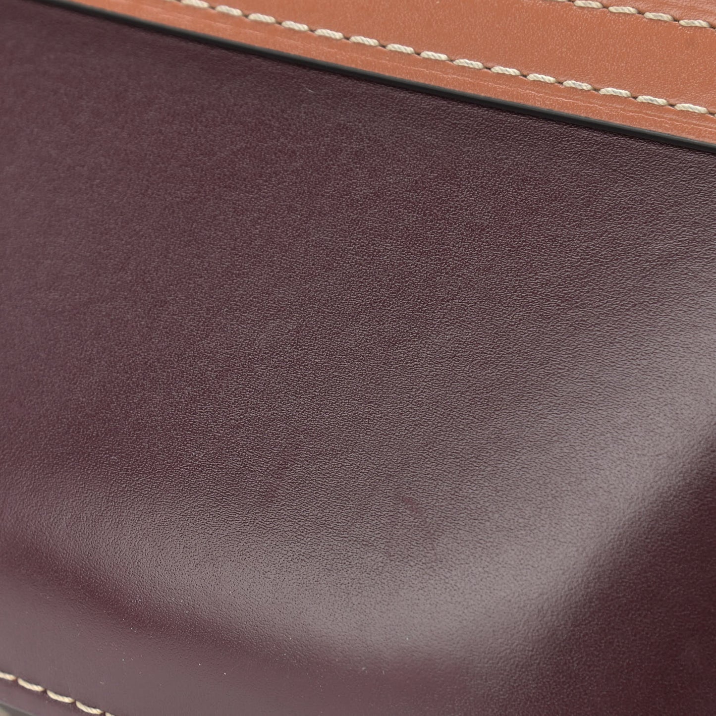 Calfskin Mini Gate Crossbody Bag Oxblood Tan Taupe