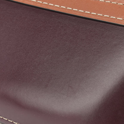 Loewe Calfskin Mini Gate Crossbody Bag Oxblood Tan Taupe 16 of 16