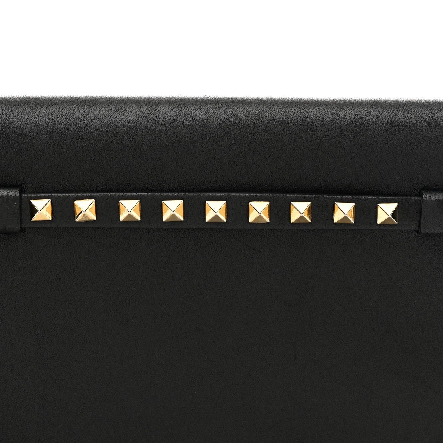 Valentino Garavani Nappa Rockstud Wristlet Clutch Black 8 of 11