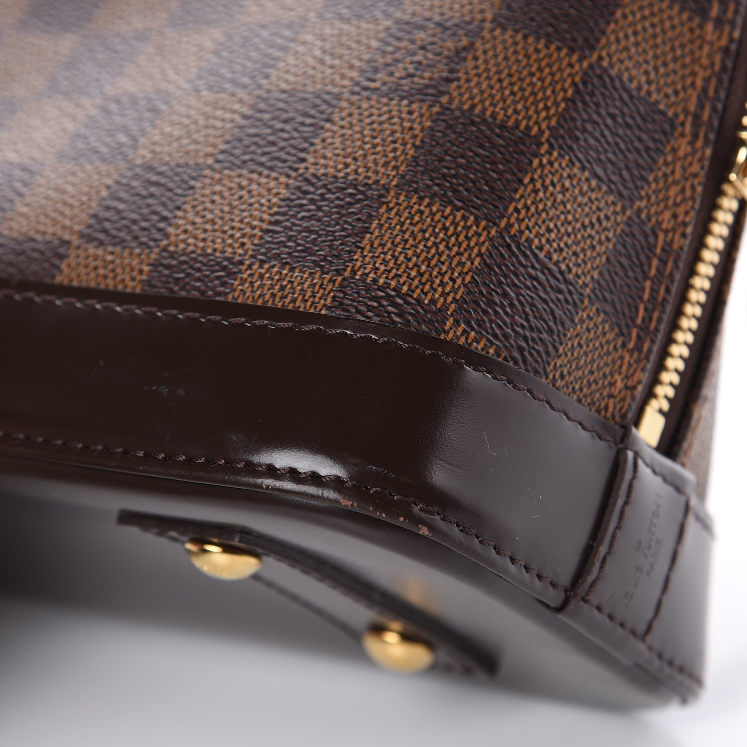 Louis Vuitton Damier Ebene Alma BB 10 of 12