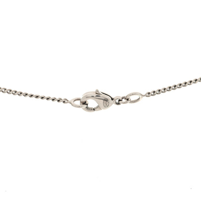 Chanel Crystal Timeless CC Necklace Silver 4 of 4