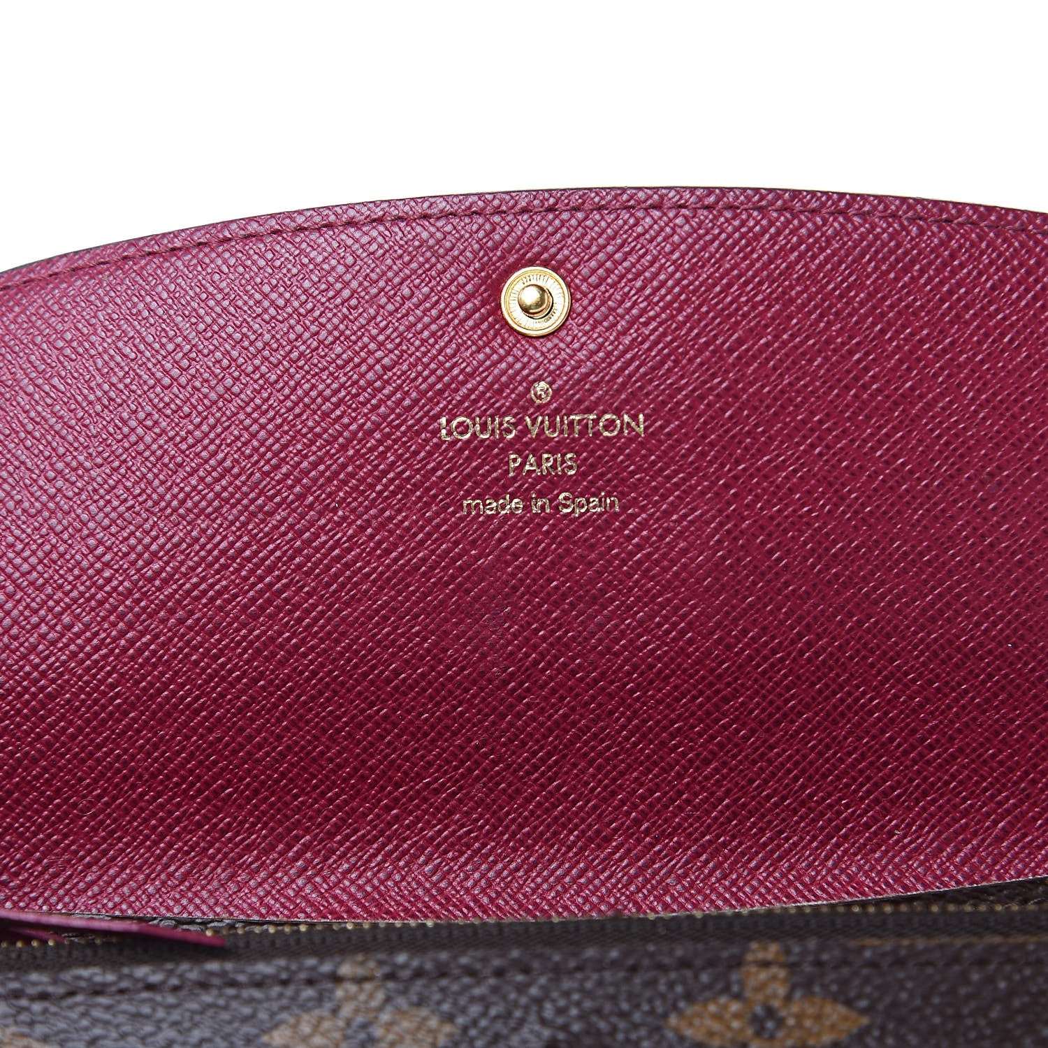 Louis Vuitton Monogram Emilie Wallet Fuchsia 6 of 13