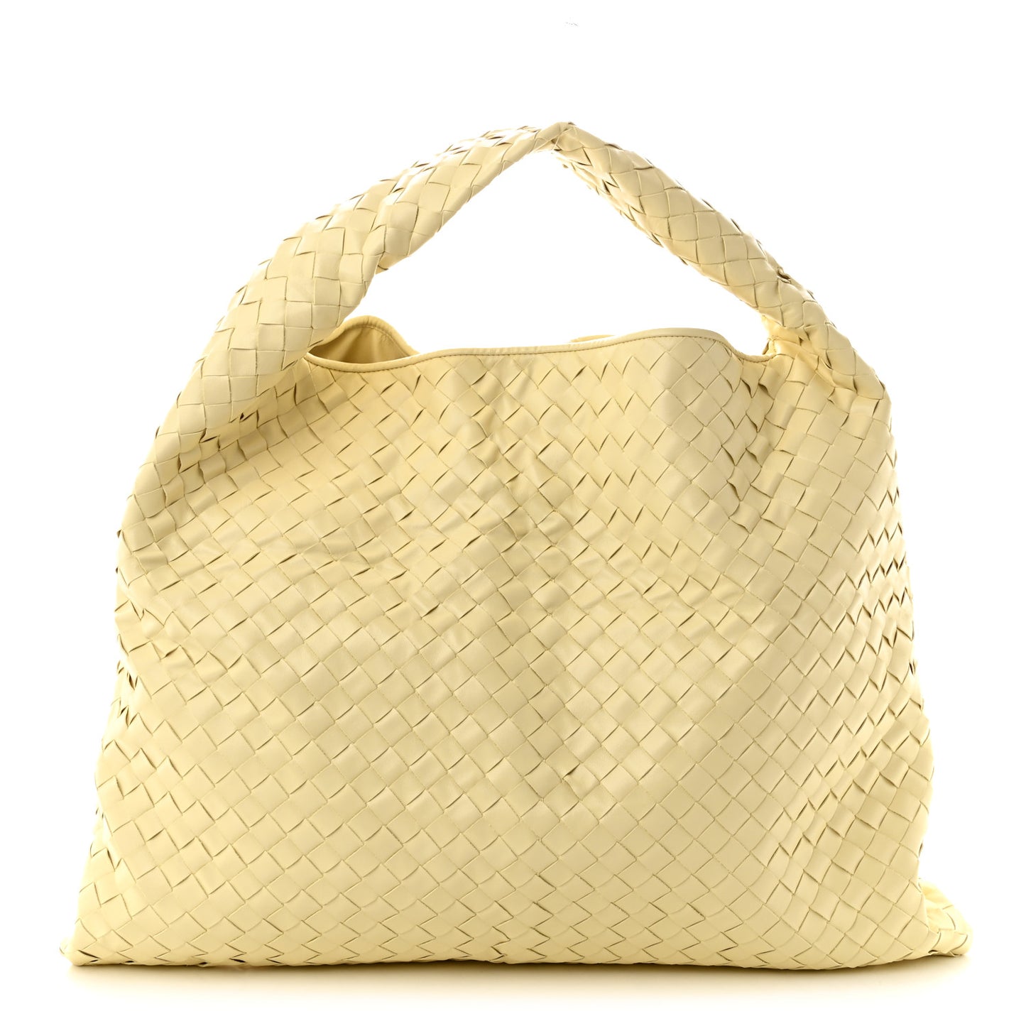 Calfskin Intrecciato Large Hop Camomile