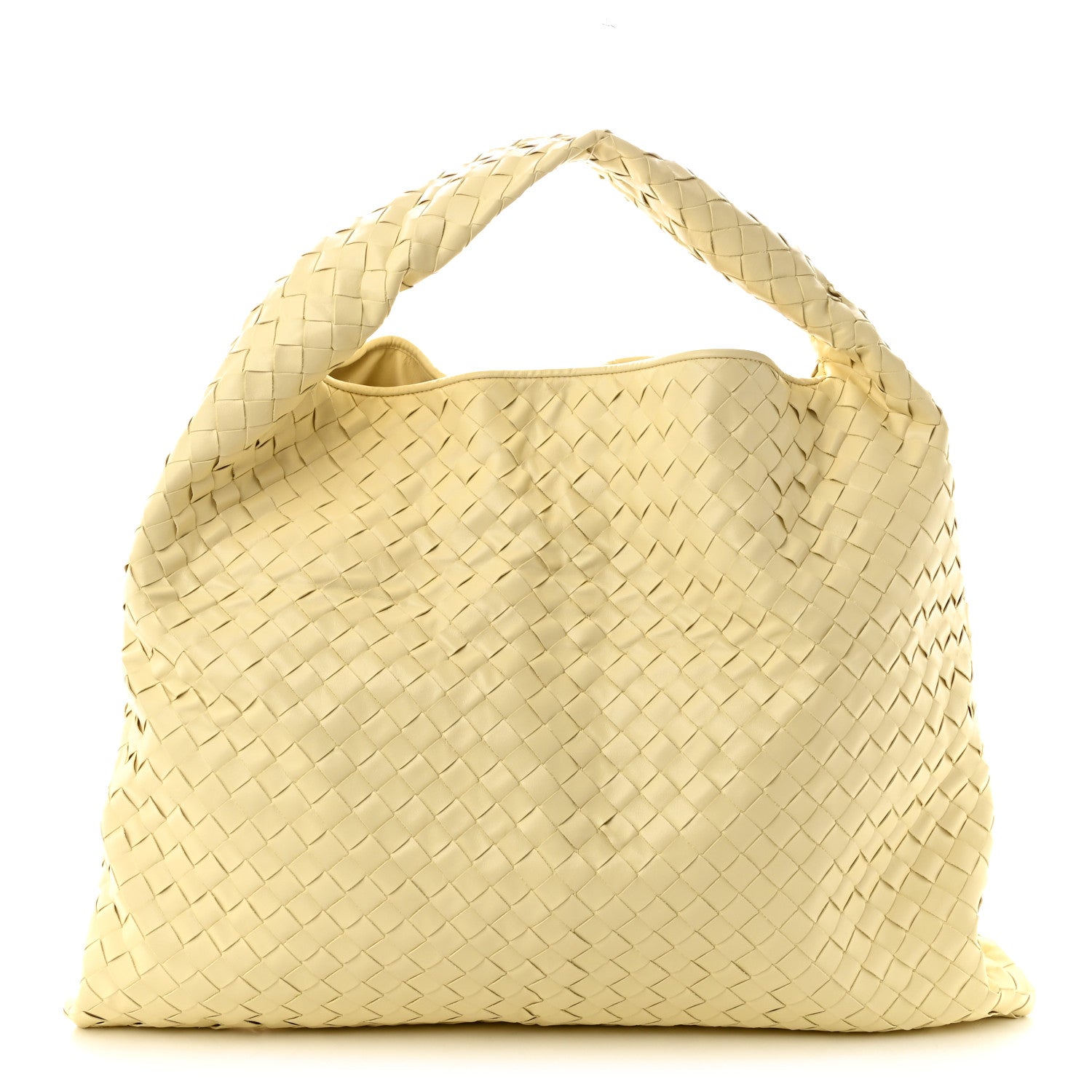 Bottega Veneta Calfskin Intrecciato Large Hop Camomile 1 of 10