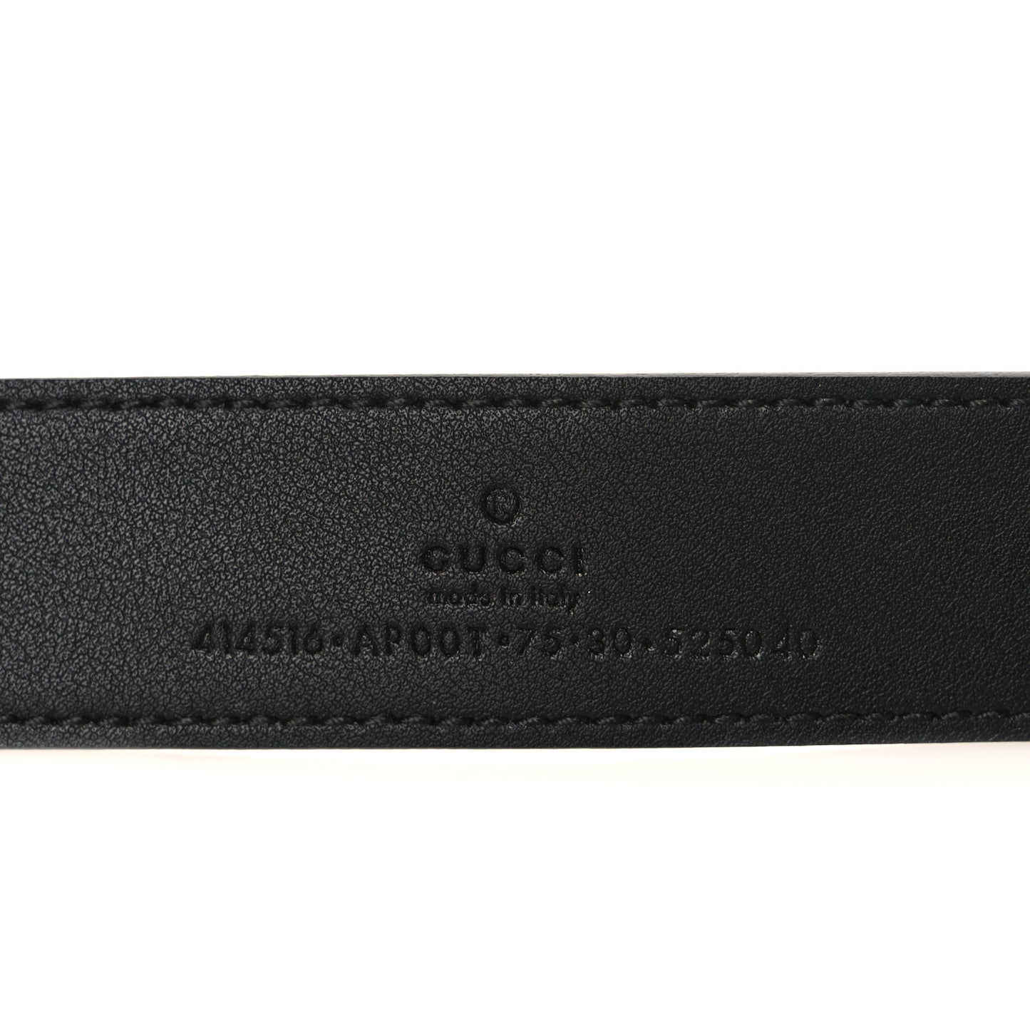 Calfskin Double G 40mm Belt 75 30 Black