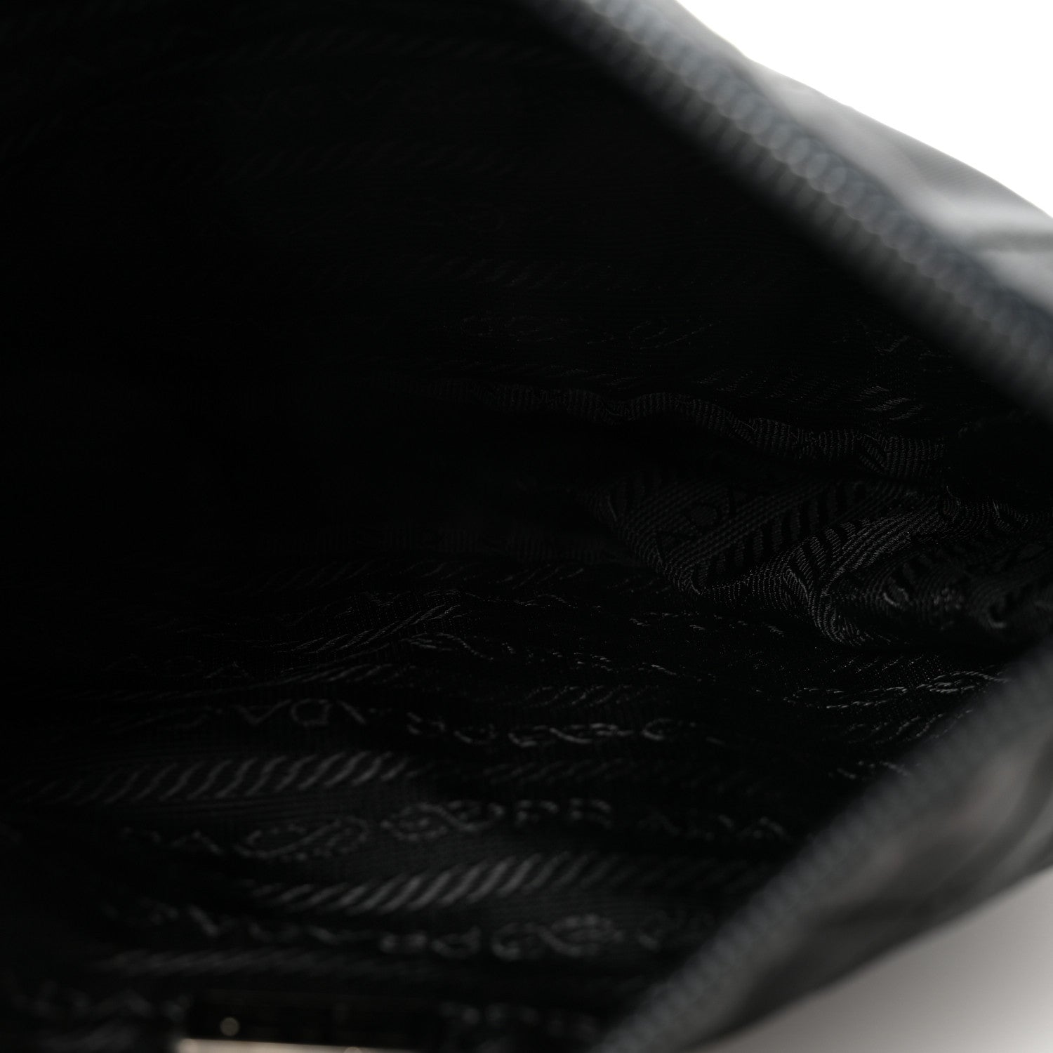 Prada Tessuto Nylon Quilted Necessaire Pouch Black 5 of 6