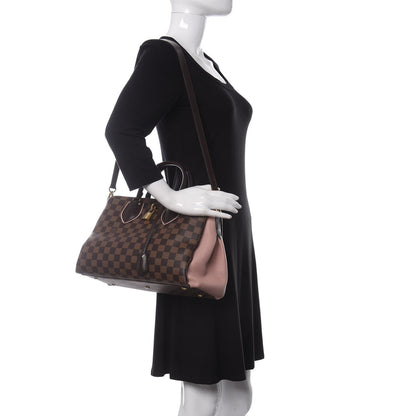 Louis Vuitton Cuir Taurillon Damier Ebene Normandy Magnolia 3 of 11