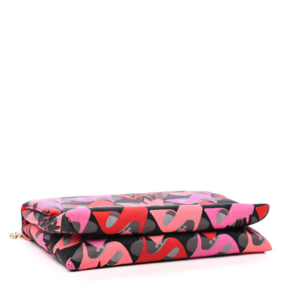 Lanvin Canvas Shoe Print Shoulder Bag Multicolor 3 of 7