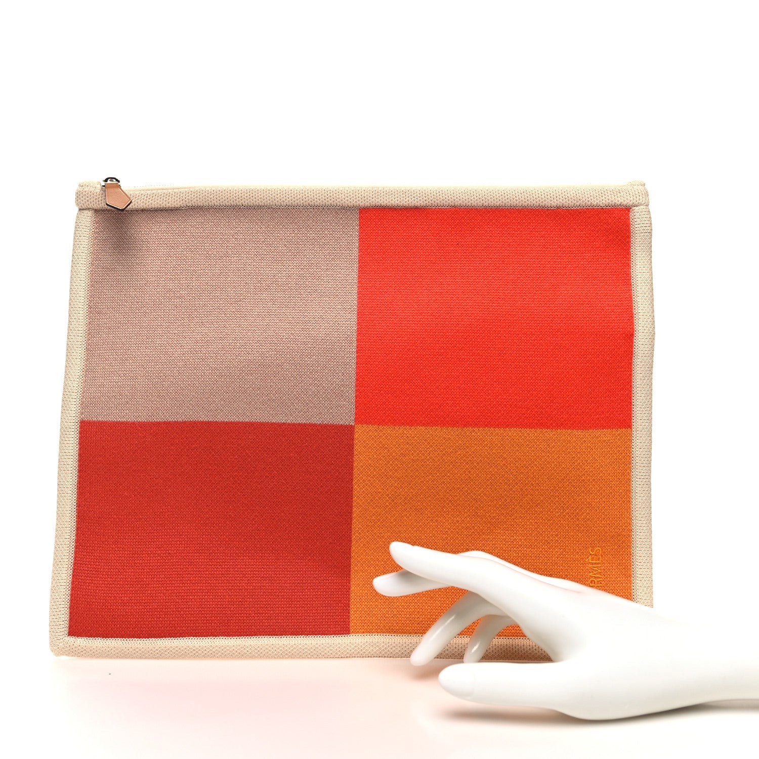 Hermes Cotton Cashmere Hestia Case Safran Terracotta 2 of 9