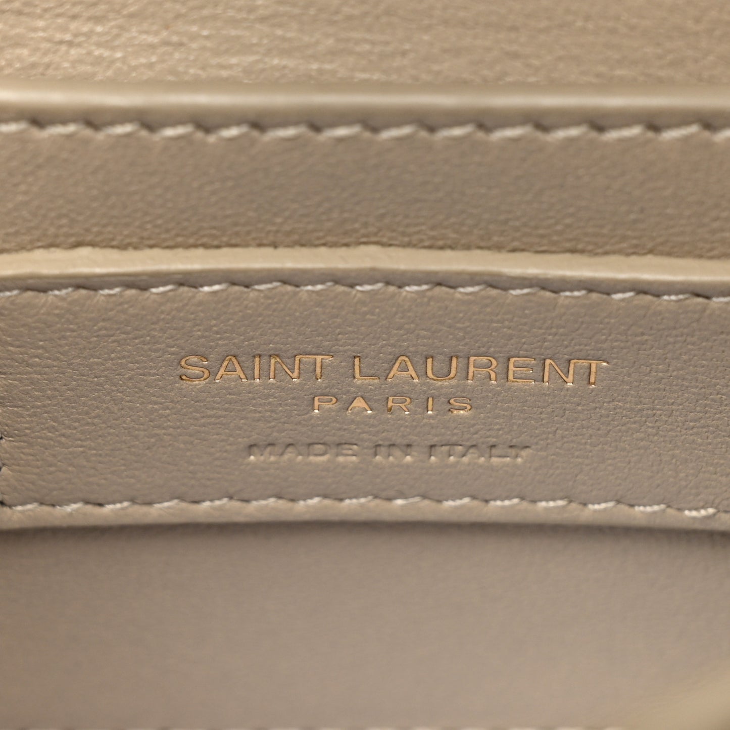 Canvas Calfskin Mini Classic Monogram Cassandra Top Handle Beige Cream