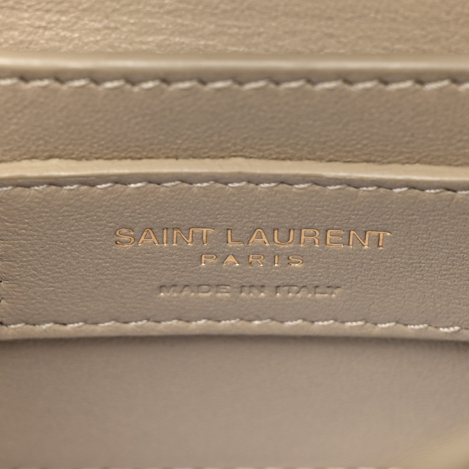 Saint Laurent Canvas Calfskin Mini Classic Monogram Cassandra Top Handle Beige Cream 7 of 15