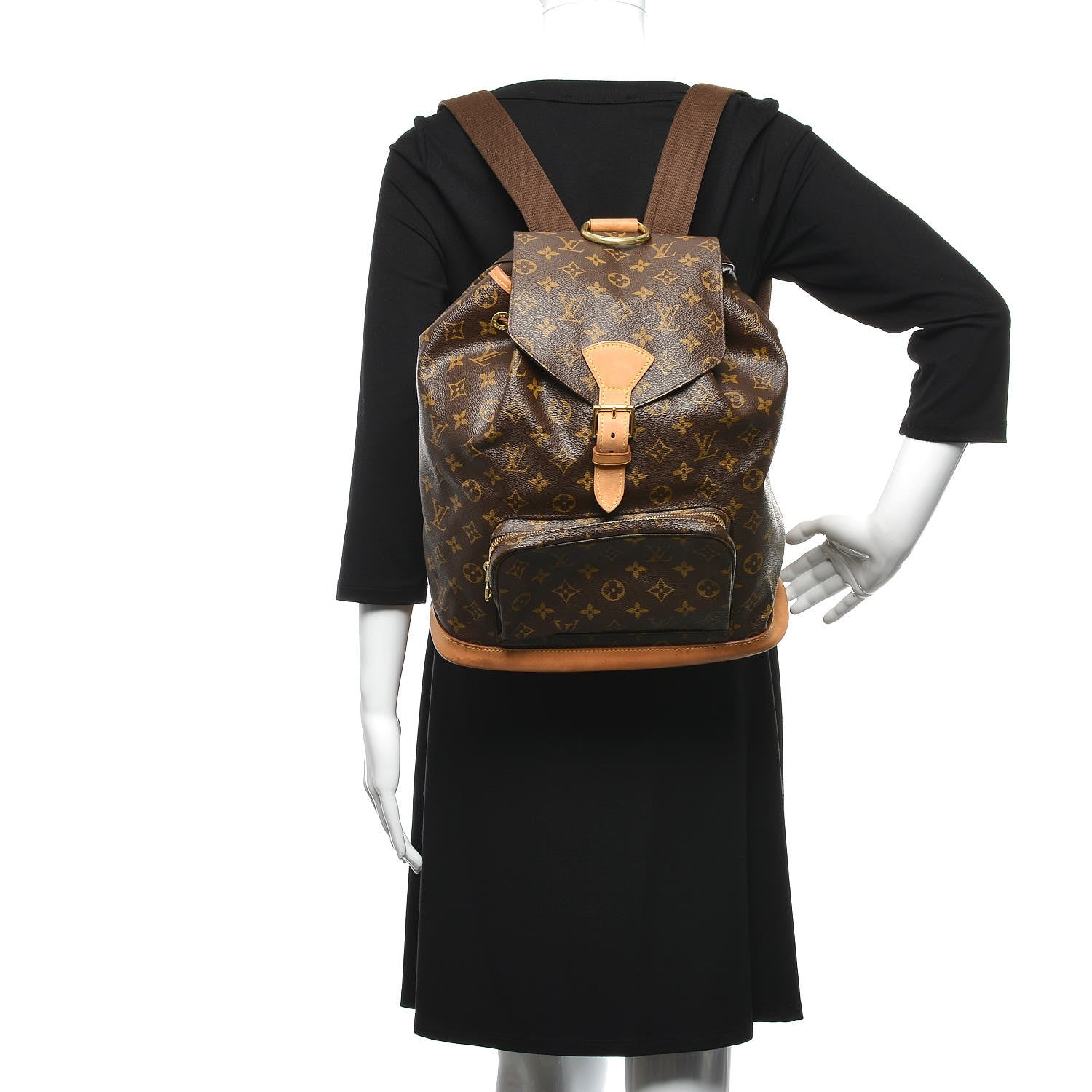 Louis Vuitton Monogram Montsouris GM Backpack 2 of 8