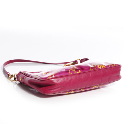 Louis Vuitton Monogram Charms Pochette Accessories Bag Fuchsia 4 of 8