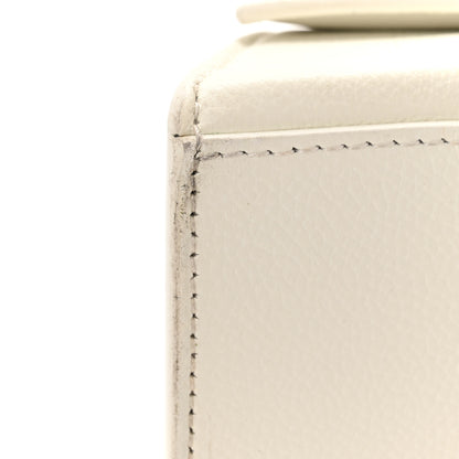 Balenciaga Grained Calfskin Small Hourglass Top Handle Bag White 11 of 16