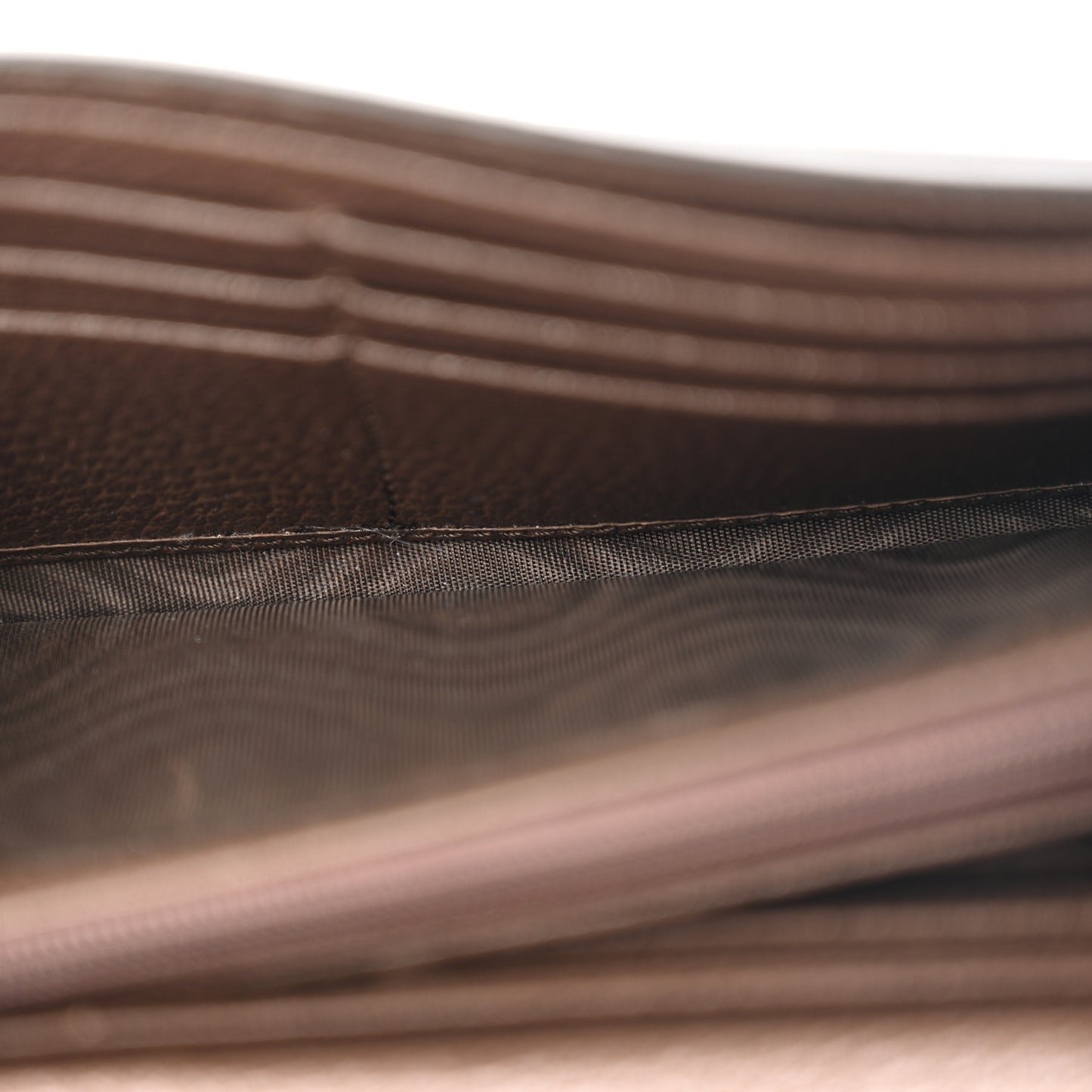 GG Supreme Monogram Web Ophidia Continental Wallet Brown