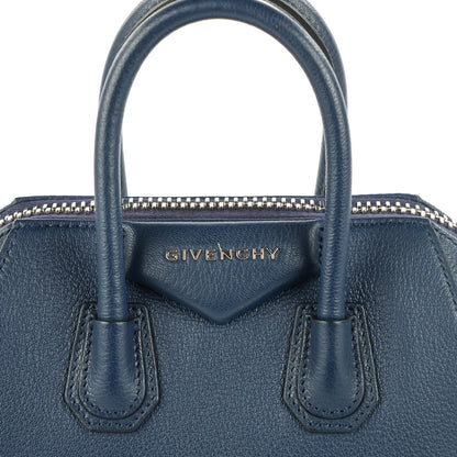 Givenchy Sugar Goatskin Mini Antigona Navy 10 of 10