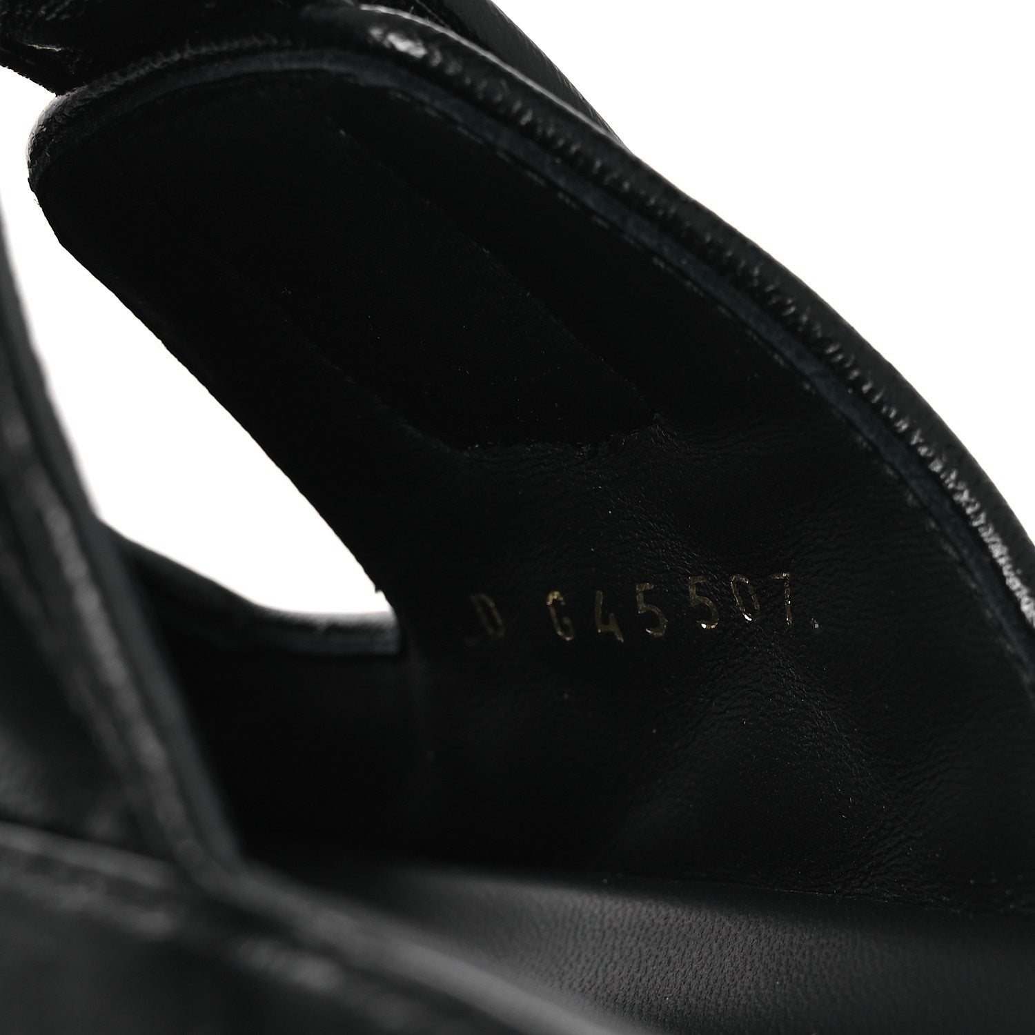 Chanel Lambskin Quilted Velcro Dad Chain CC Slide Sandals 38.5 Black 10 of 12