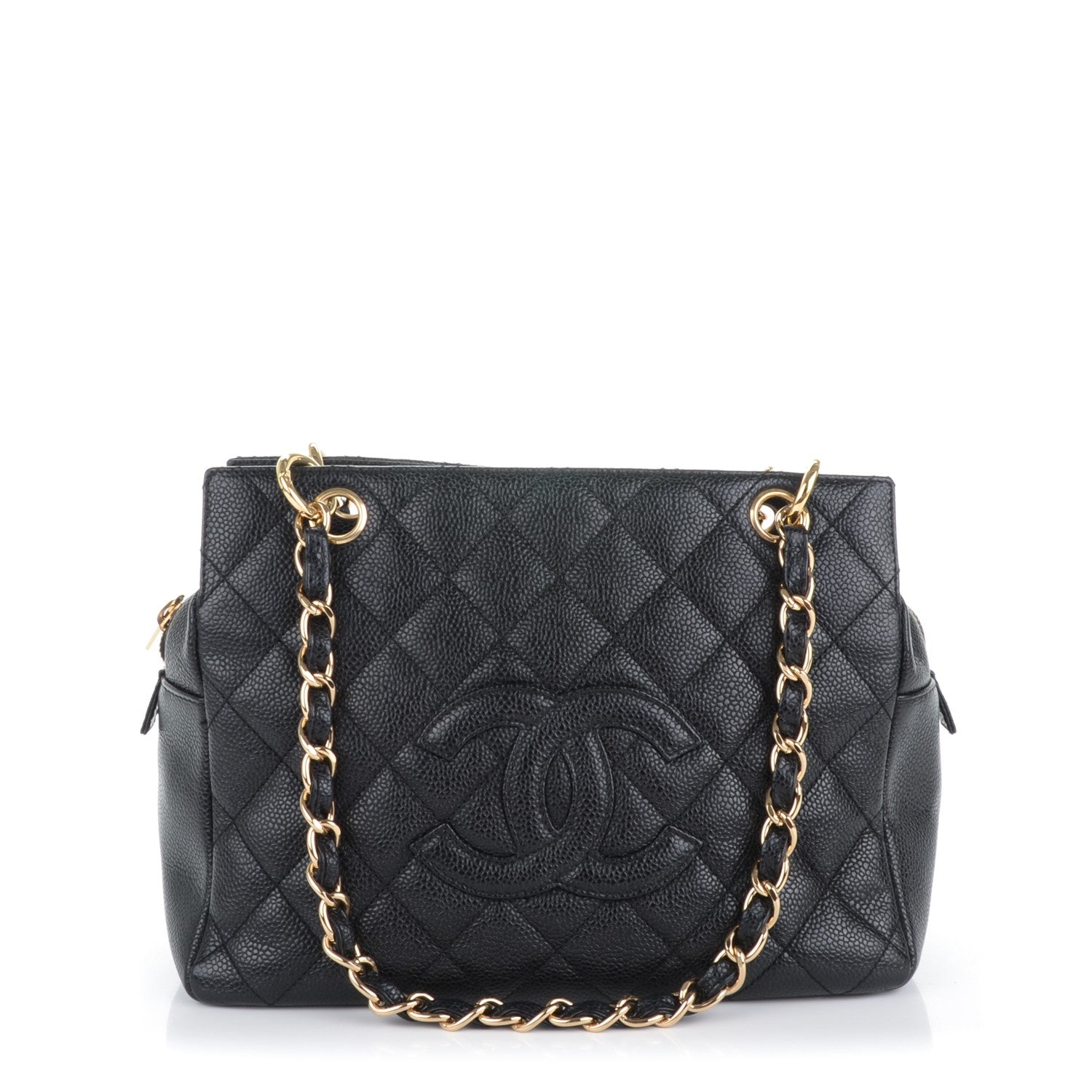 Chanel Caviar Quilted Petit Timeless Tote PTT Black 1 of 7