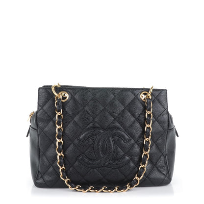 Chanel Caviar Quilted Petit Timeless Tote PTT Black 1 of 7