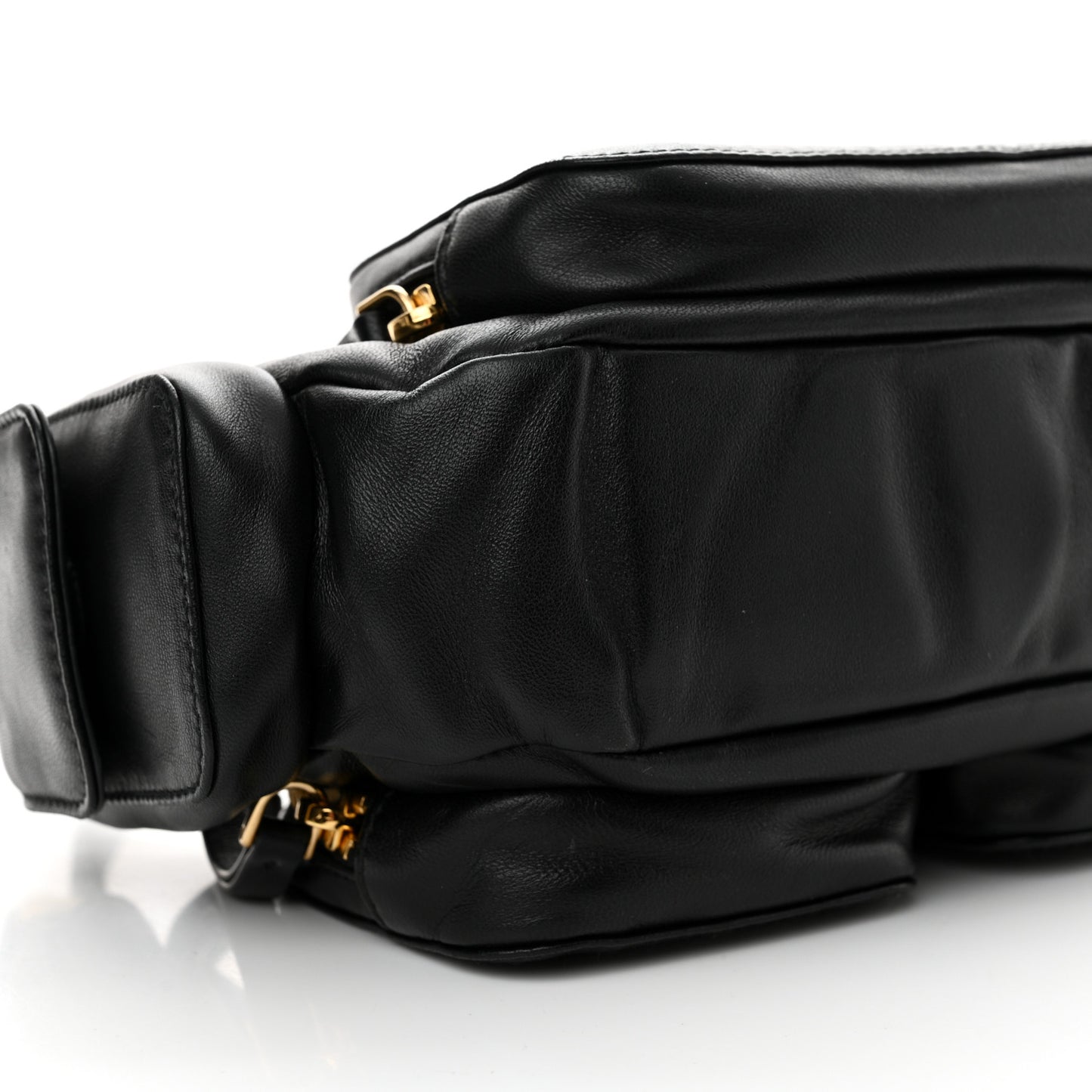 Nappa Multi Pocket Hobo Black